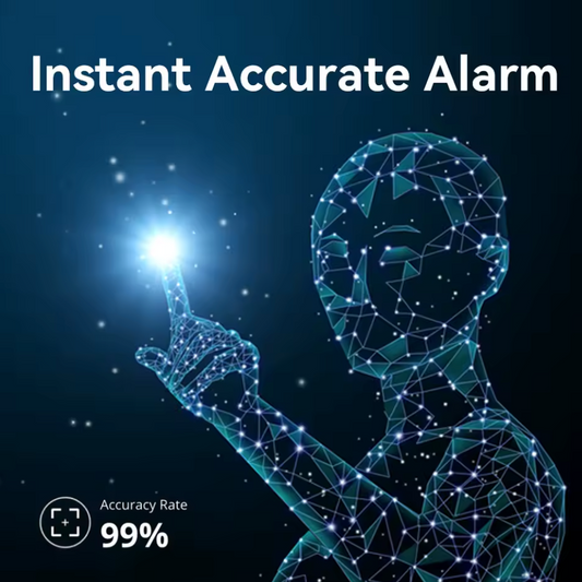 Vellory 2K Outdoor Security Camera — Smart WiFi CCTV with Colour Night Vision, AI Human Detection & Siren