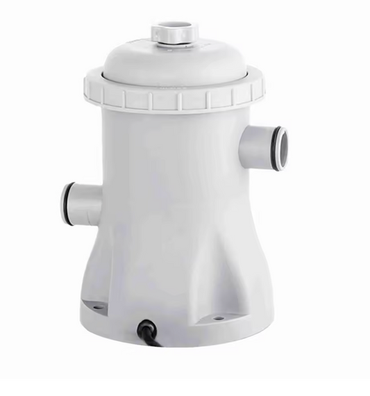 Vellory 330 GPH Electric Pool Filter Pump — Includes 2 Cartridges | Crystal-Clear Water for Above-Ground Pools