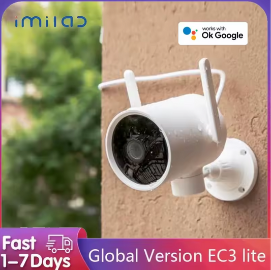 Vellory EC3 Lite 2K Outdoor WiFi Security Camera — Smart CCTV with Siren, Colour Night Vision & Google App Support