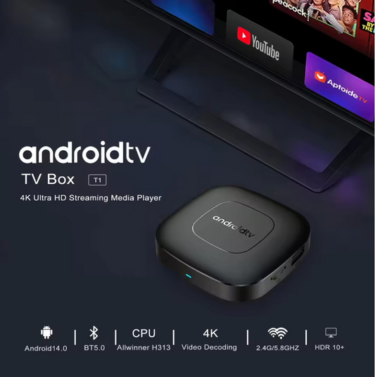 Vellory Android 13 TV Box — 8K Smart Home Theater Media Player with Google Assistant, Netflix & Bluetooth Streaming